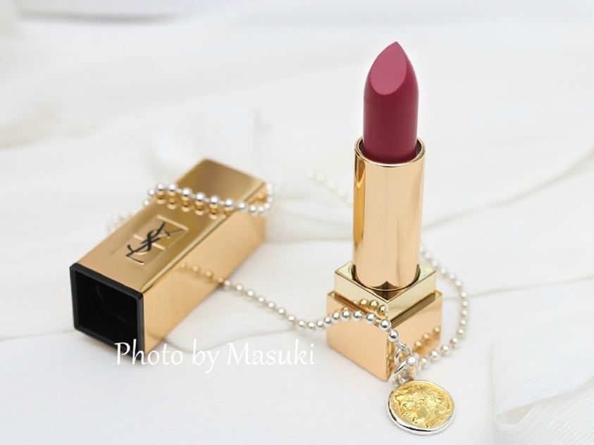 YSL ROUGE PUR COUTURE THE MATS方管207 Rose Perfecto试色