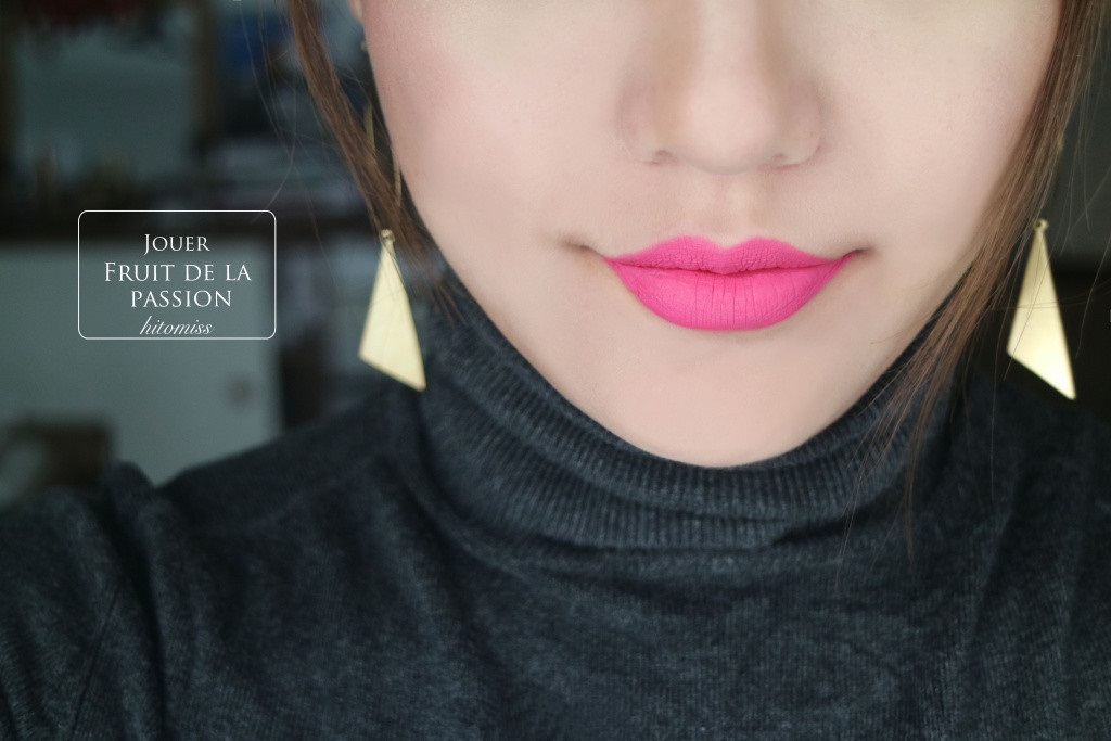 JOUER 唇釉Skinny dip/Cabernet/Brique/Bronze rose/Noisette试色